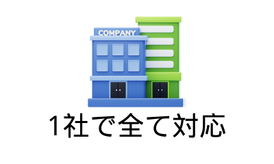 1社で全て完結