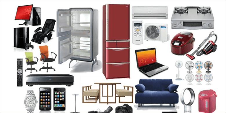 現場に残された不用品を査定します