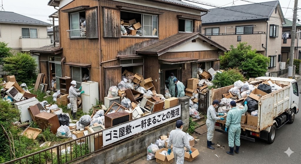 ゴミ屋敷・一軒まるごとの整理な