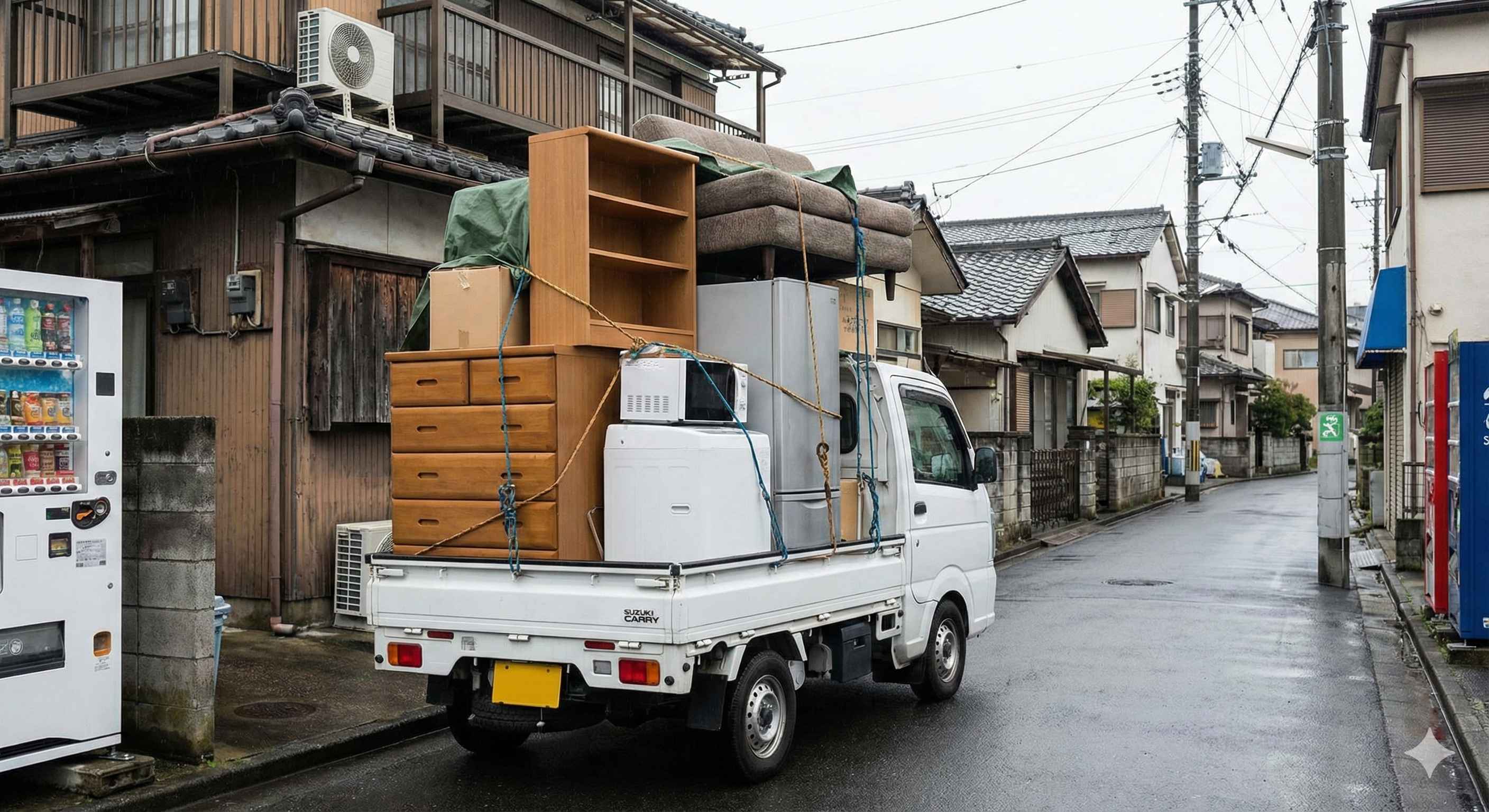 中型家具や生活家電の整理に最適